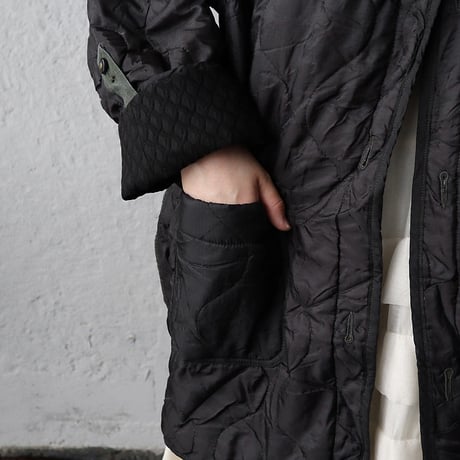 NOTA vintage quilting jacket (sleeve:black)