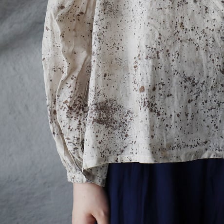 Tabrik gather pullover (zakuro-zome)