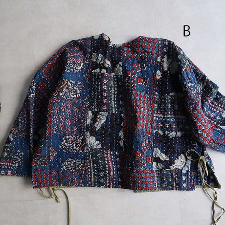 saruche gudri short jacket (blue mix)