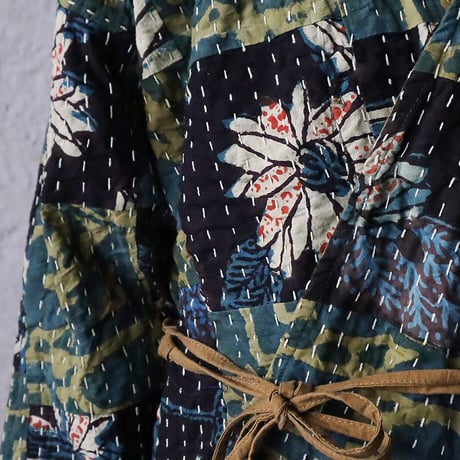 saruche gudri short jacket (green mix)