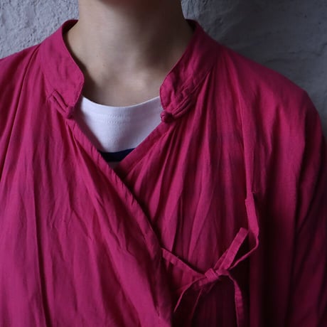 saruche chinese  kurta long  shirt (pink)