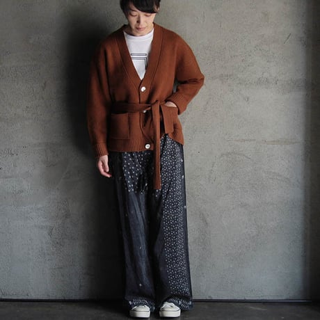 THE FACTORY boiled wool  cardigan