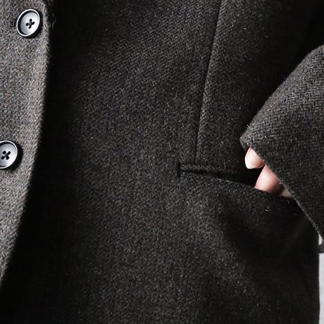 ànuke herringbone wool jacket (brown)