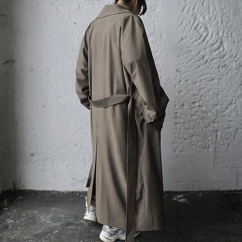 ànuke Soutiencollar Raglan Coat (brown) | nii-