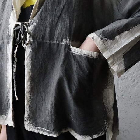 Funatabi atelier jacket (Sumi dye)