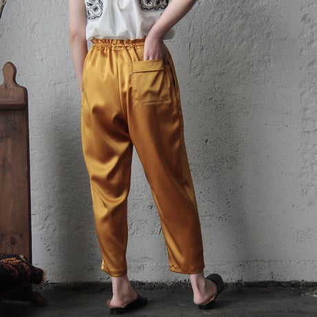 NOTA  satin pants ( mustard)