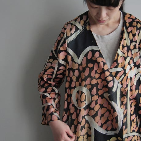 m.Funatabi chche-coeur coat (Batik)