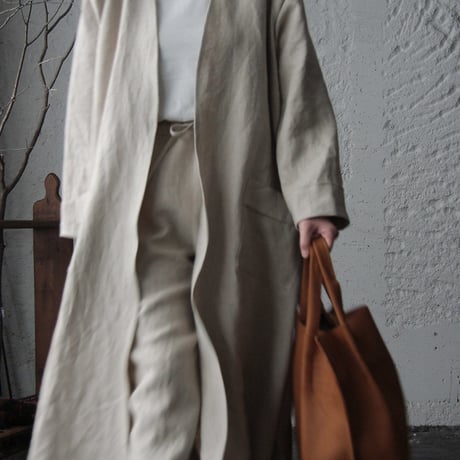 NOTA linen gown (beige)