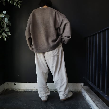 NOUVELLES DU PARADIS corduroy pants (ecru)