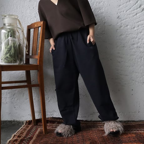 ànuke drawstring sweat pants (navy)