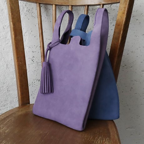 chiihao conveni bag (SS) with tassel purple
