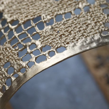 MAISON RUBUS. recollection lace bangle  (yellowgold)
