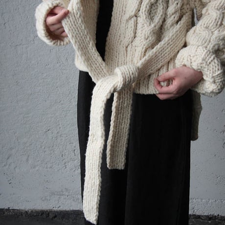 TOWAVASE Pétit dejeuner pécheur cardigan (ivory)