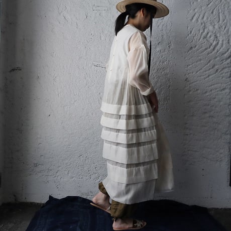 Tabrik  organdy dress (ivory)