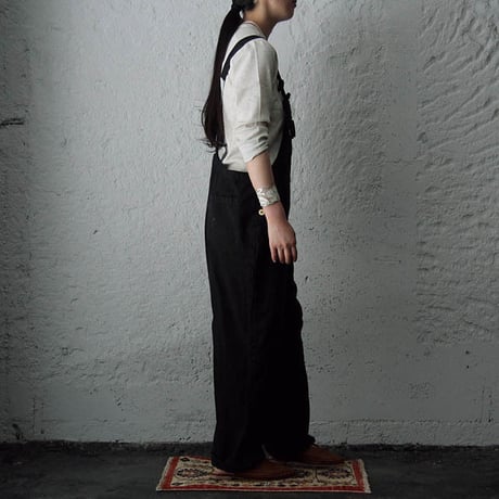 france navy type  overalls black