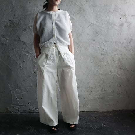 Le pivot cotton easypants(ivory)
