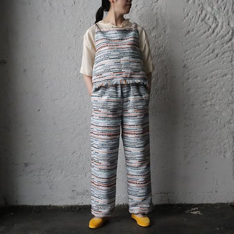NOTA le blueque gillet + pants (sax blue mix)