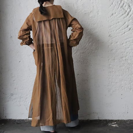 Tabrik organdie sailor robe (brown)