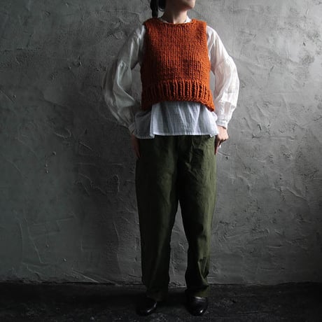 chiihao x nii-B peru vest  cinnamon