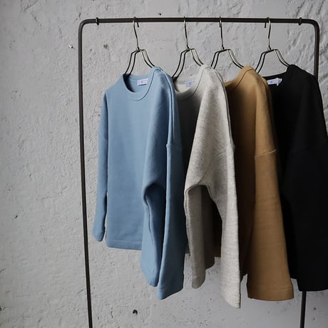 R&D.M.Co- drop shoulder sweat (bluegray/brown/heathergray/black)