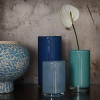 flower glassbase blue (S/M/L)