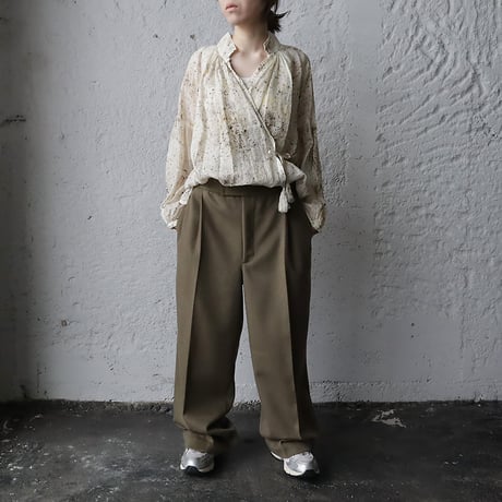Tabrik 2way blouse (zakuro&logwood)