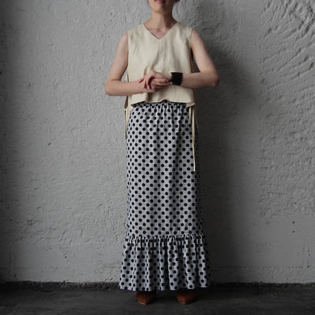 NOTA laterano due flounced skirt dot