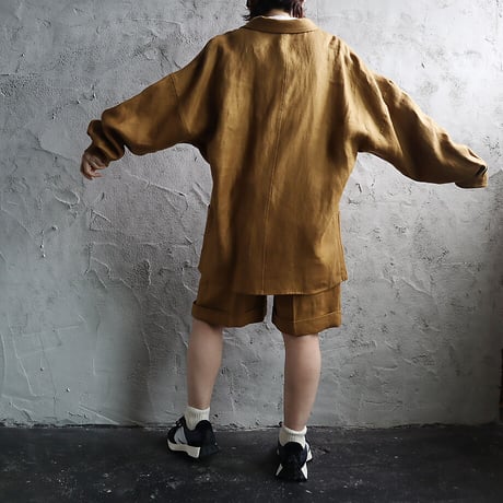 WANDERUNG linen jacket (brown)
