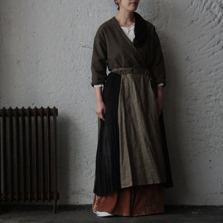 Tabrik cache-coeur dress (khaki)  