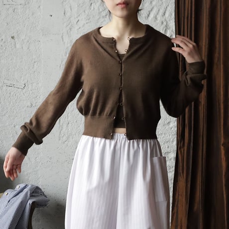 ànuke Layered Mohair Knit (brown)