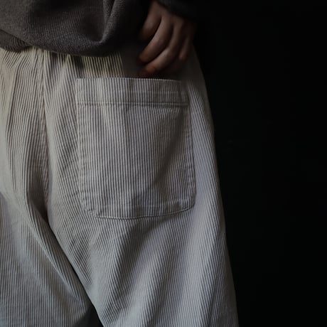 NOUVELLES DU PARADIS corduroy pants (ecru)