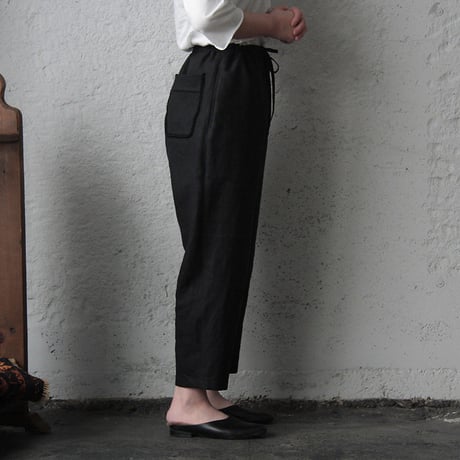 NOTA linen pants (black)