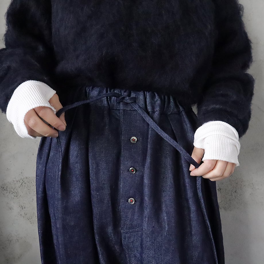 TOWAVASE jardinier pants (navy) | nii-B | WEBSHOP