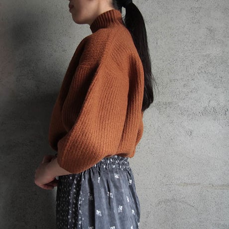THE FACTORY boiled wool knit