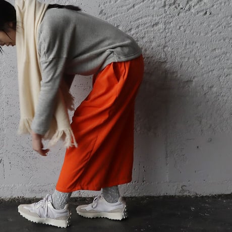R&D.M.Co- linen corduroy gum pants (coral)