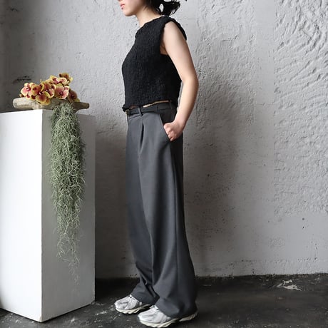 MAYDI knit vest BLANCHE (black)