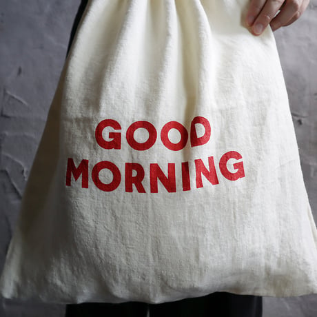 R&D.M.Co- hemp pajamas bag (silver/blue/red)