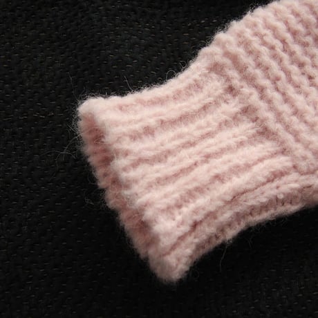 MAISON ANJE knit cardigan pink