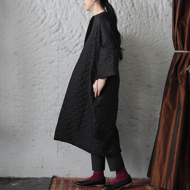TOWAVASE silk quilt robe | nii-B | WEBSHOP
