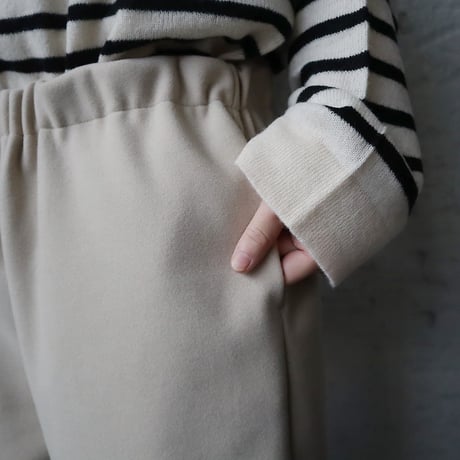 NOUVELLES DU PARADIS woollike pants (beige)