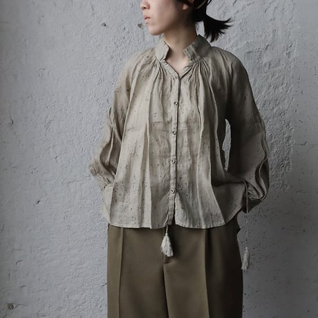 Tabrik 2way blouse (zakuro/gray)