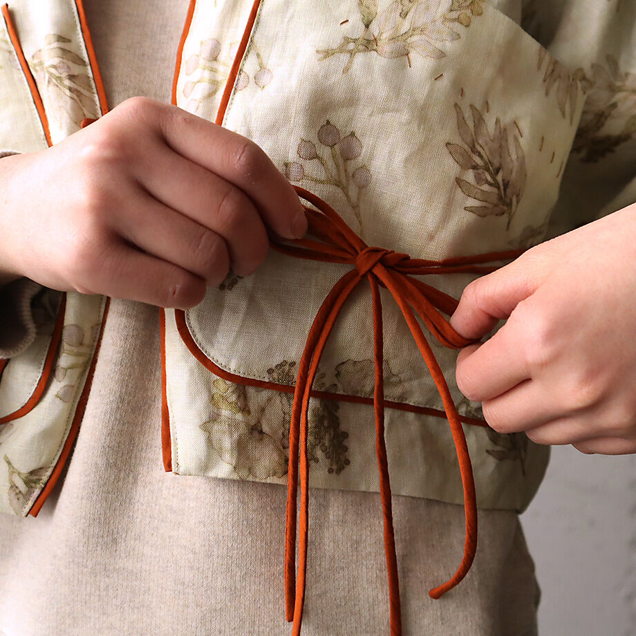 TOWAVASE Frais linen jacket (beige) | nii-B | W