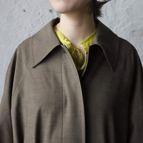ànuke Soutiencollar Raglan Coat (brown)