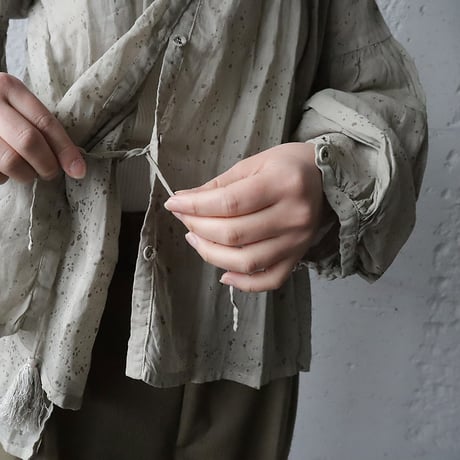 Tabrik 2way blouse (zakuro/gray)
