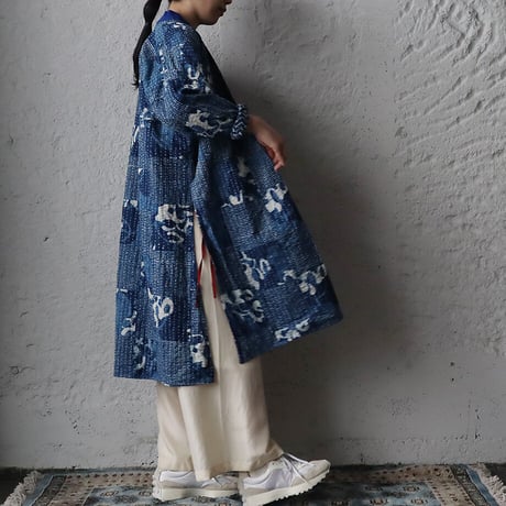 saruche gudri long jacket (blue)