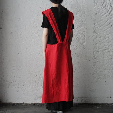 nurse apron (red)