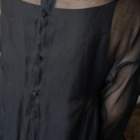 Tabrik  organdy dress (black)