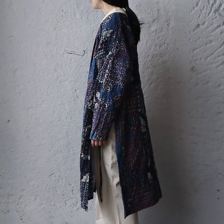 saruche gudri long jacket (blue mix)