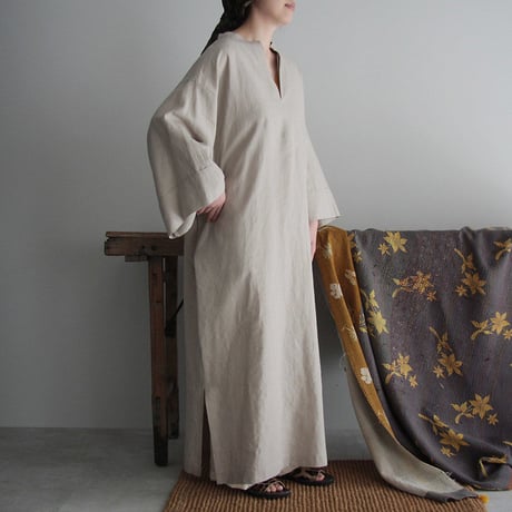 COUNTERPOINT kaftan dress (beige)