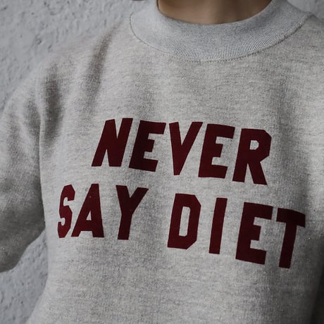 R&D.M.Co- NEVER SAY DIET trainer (heathergray/natural/black)